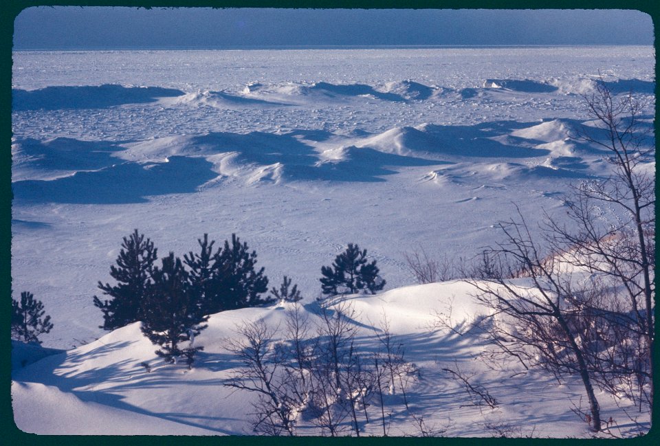 Winter with Lake frozen 1977